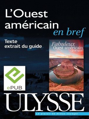 cover image of L'Ouest américain en bref